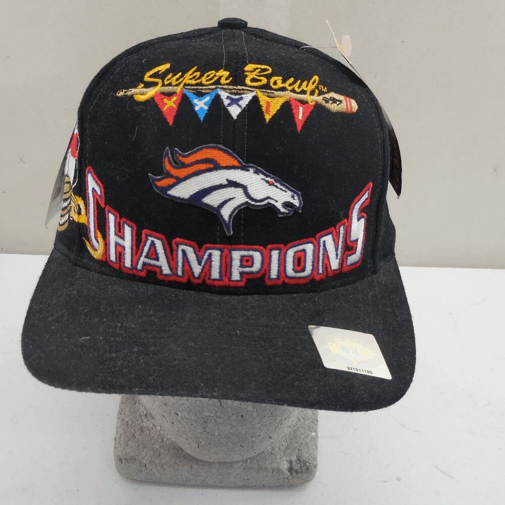 Denver Broncos Super Bowl XXXII 32 Champions Cap Hat SnapBack 1998 NWT
